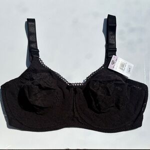 Elegant Bali Black Lace Bra’s  40D NWT Lot of 4